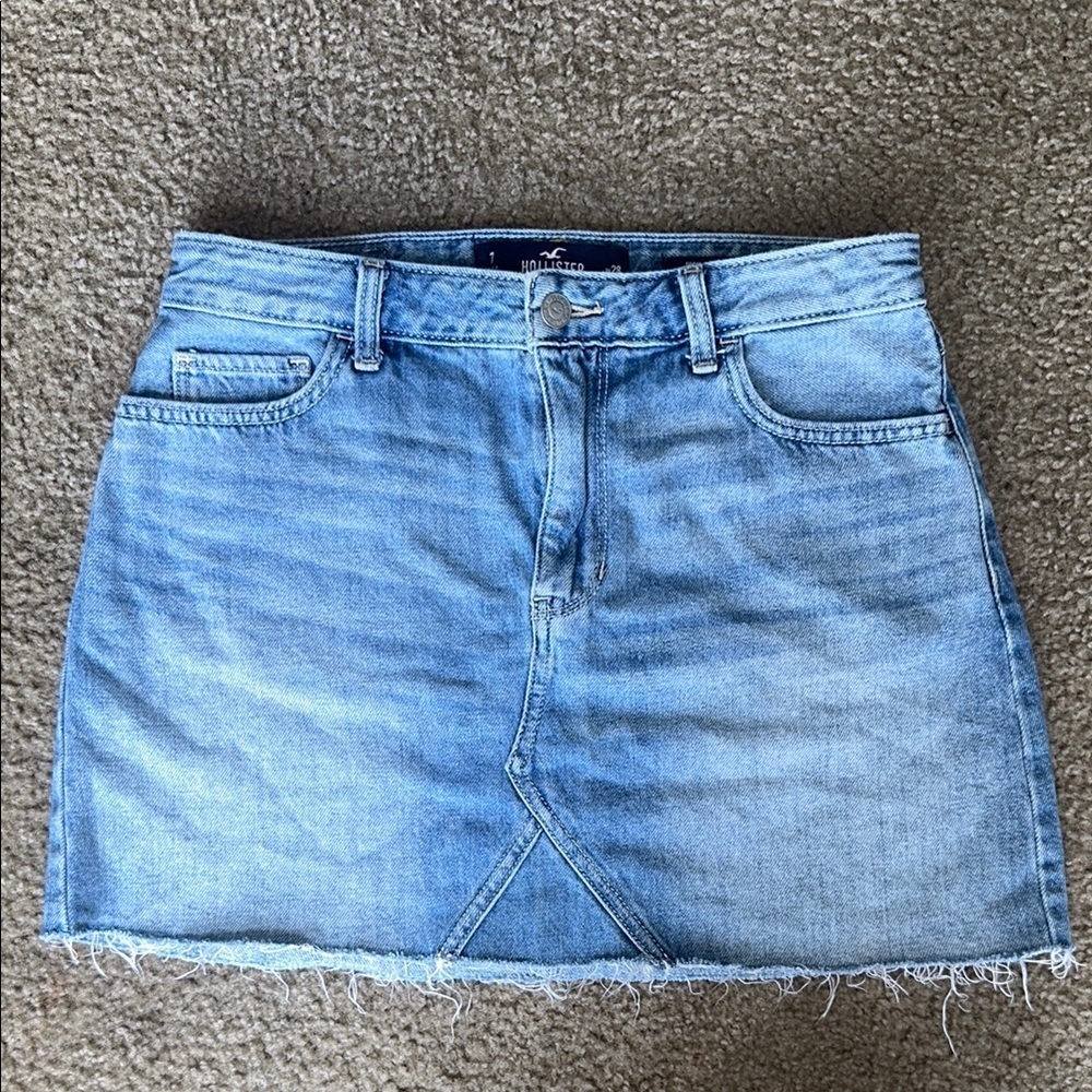 Hollister Blue Pencil Mini Skirt Casual